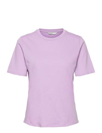 Onlnew Only Life S/S Tee Jrs T-shirts & Tops Short-sleeved Lila ONLY