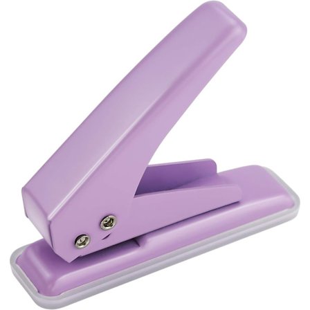 Enhands hålslag med ett hål, 20 ark papper hålslag kapacitet metall hålslag