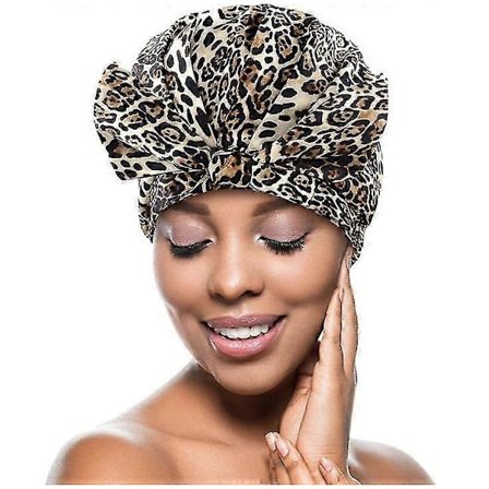 Luksuriøs brusehætte til kvinder - vandtæt, genanvendelig brusehætte til langt hår (blush dot)