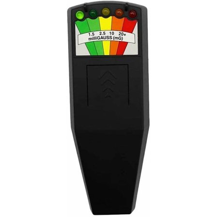 Bærbar 5 LED EMF-måler Magnetisk felt Spøkelsesjakt Paranormalt utstyr Tester Måler