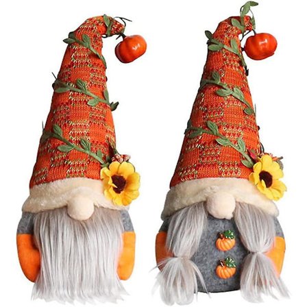 Vårfågeltomtar Hösttomtar Plysch Thanksgiving Dekorationer Handgjorda Svenska Tomtar Plysch Elf