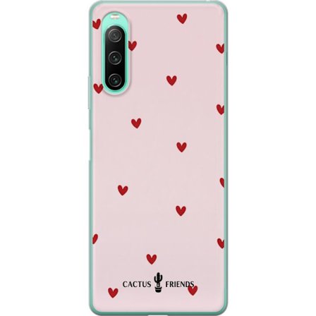 Kompatibelt Mobildeksel til Sony Sony Xperia 10 IV Cactus and Friends – HeartSprinkle