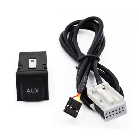AUX-adapterkabel og -stik til Volkswagen RCD510/310/300+