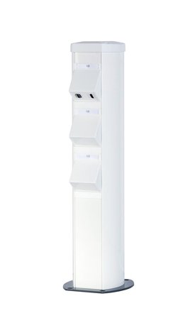 MP bolagen U616V Uttagspost 6 uttag, HDMI, USB, data, Installationsmaterial