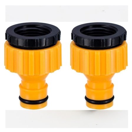 Plastik 3/4'' og 1/2'' Slange Dyse Gevind Strøm Hane Konnektor Gevind Hane Adapter 2 Pakke