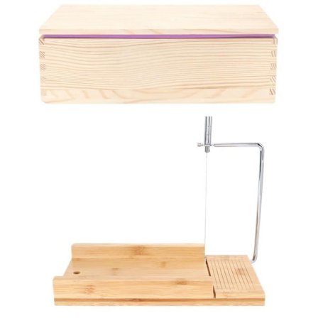 Easy Clean trätvålskärare ostskärare med skala för