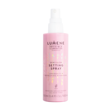Lumene Invisible Illumination Dewy Glow Setting Spray, 100 ml