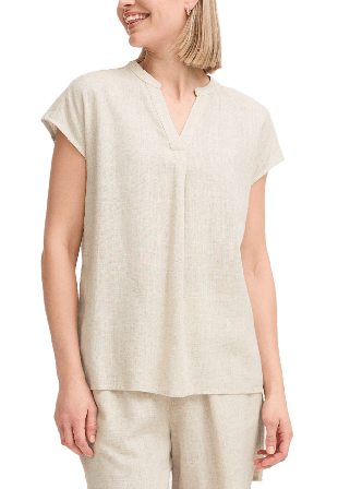Fransa FRJUNA BL 1 Shirt Skjortor Dam Beige L