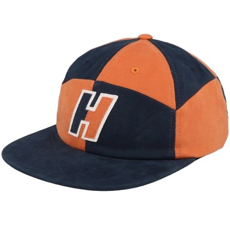 HUF - Blauw snapback Cap - Splice H Navy Strapback @ Hatstore