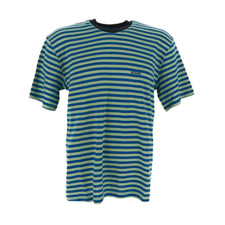 Sunnei, Reversible Cotton Striped T-Shirt Groen, Heren, Maat:M