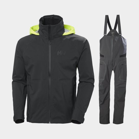 Seglarställ Helly Hansen HP Foil Shell 2.0 + HP Foil Pro, Ebony, herr, X-Large