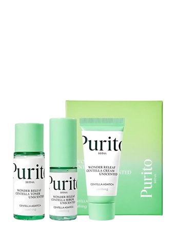 Purito Wonder Releaf Centella Mini Kit Unscented - Nude - ONE SIZE