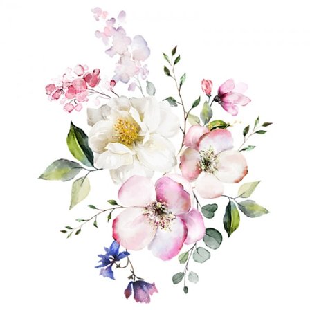 raikkaat kukkaseinätarrat moderni yksinkertainen tyyli kylpyhuone wc st