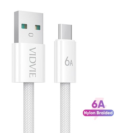 Vidvie – Premium USB-A till Lightning-kabel 120 CM