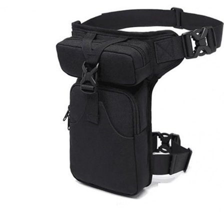 Motorcykel Ben Taske - Motorcykel Taljetaske - Motorcykel Taljetaske - Stor Kapacitet - Taktisk Ben Taske