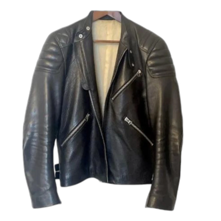 Svart skinnjacka från Acne Studios