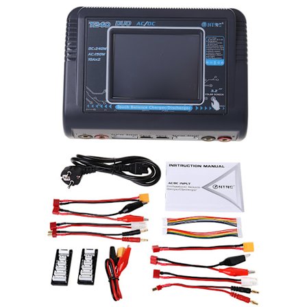 HTRC T240 til DUO AC 150W /til DC 240W til Touch Screen Dual Channel 10A RC Bala