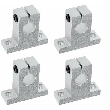 4x SK16 Lineær Aksel Understøttelse 16mm CNC Lineær Bevægelse Kugleskinne Enheder Skinne Understøttelse Aksel Guide til 3D Printer Multi-Akse Maskine