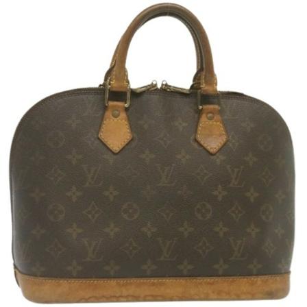 Louis Vuitton Vintage, Pre-owned Alma Bruin, Dames, Maat:ONE Size,leer