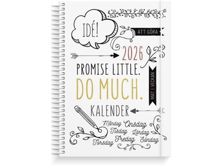 Burde Kalender Doodle 2026 - Lyreco - Almanackor och kalendrar - Temakalendrar - Kreativitet