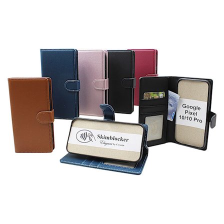 Skimblocker Google Pixel 10 / Pixel 10 Pro Plånboksfodral