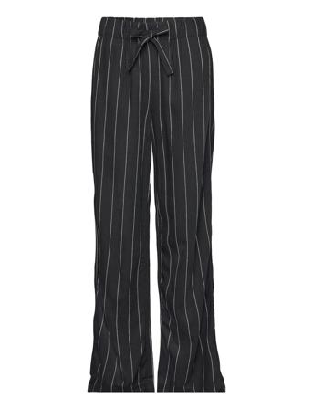 Fiamd Pants Bottoms Trousers Wide Leg Black Modström