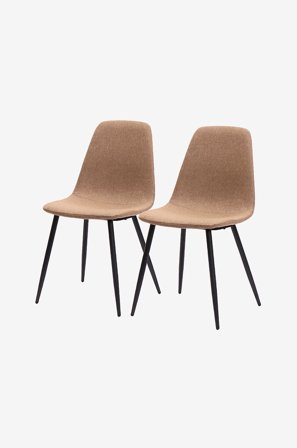 Homeroom Collection - Ture 2-pack matstol - Brun - Stolar - Från Homeroom