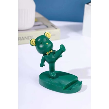 Våldsamma björnornament, skrivbordsdekorationer för kontoret, datorbord, bra föremål för mobiltelefonstativ, arbetsstationer, små presenter till 