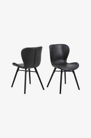 NORDFORM - Ruokapöydän tuolit Rita, 2/pakk. - Musta - Tuolit - - Homeroom