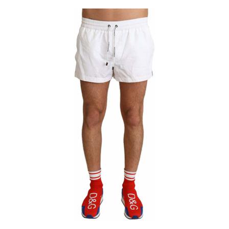 Dolce & Gabbana, Beachwear Wit, Heren, Maat:L