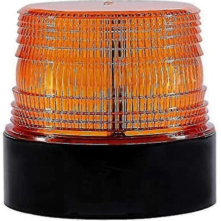12v Led Trådløs Strobe Lys Magnetisk Blinkende Nødsignal Lys (orange)