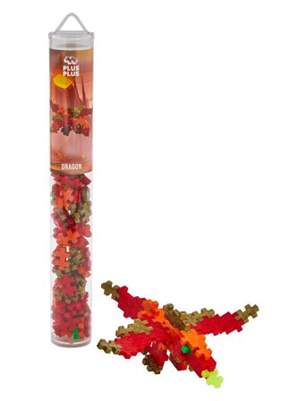 Plus-Plus | Plus-Plus Dragon / 100 Pcs Tube | ONE SIZE