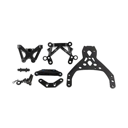 Front Tower Bulkhead Support Kit til Rovan King Motor Baja 5B Dirt RC Bil Legetøjsdele
