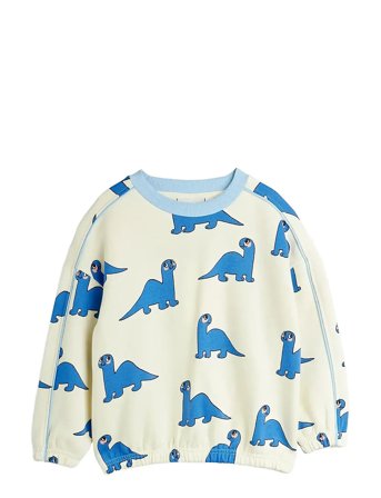 Mini Rodini Dino Aop Sweatshirt - Cream - 56/62