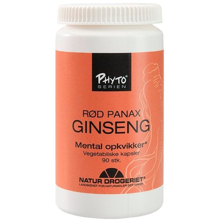 Natur Drogeriet Ginseng Rød Panax 400 mg 90 kaps., Helse & Madvarer, Ingredienser, Ginseng