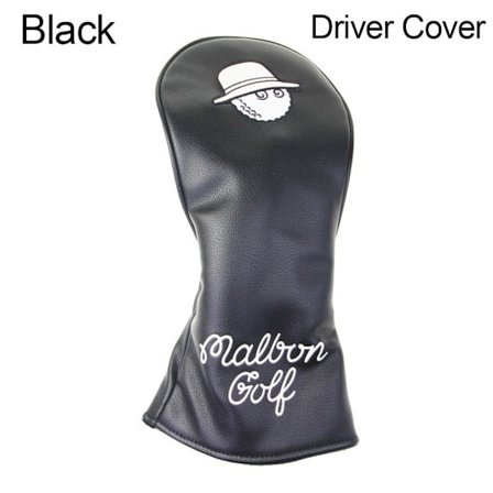 Golfklubbhuvudskydd Golf Träskydd SVART DRIVER COVER DRIVER Svart Driver Cover-Driver Cover Svart-XF6-