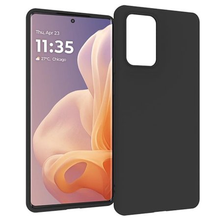 SKALO Motorola Moto G85 5G Matte Black Ultra-tynd TPU Cover