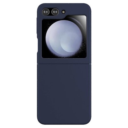 KALEBOL KLB-YTGJ002 Fodral för Samsung Galaxy Z Flip 5G, enfärgad flytande silikon + PC-telefonskal