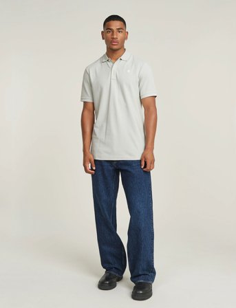 G-Star Dunda Overdyed Slim Polo S\S - Green - L