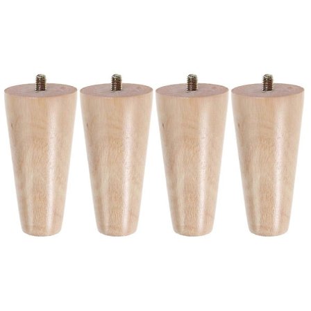 4 KPL Massiivipuinen Sohvan Tukijalka TV-kaapin Puinen Jalka Huonekalutarvikkeet