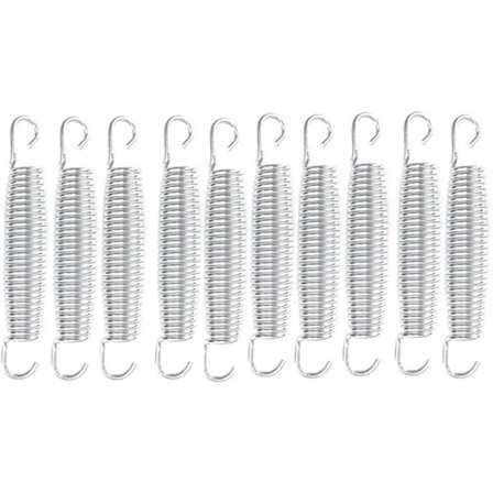 Trampoline Tilbehør Heavy Duty Trampoline Fjedre, Udskiftningssæt, Tilbehør, 10 Styk, 13,5 cm