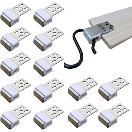 30 stk. metalclips til sofa, 5-hullers møbelclips, reservedele til polstrede møbler, reservedele til sofa