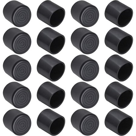 20 stk. - Stolebenshætter - 32*32*34mm - Møbelbensbeskyttere - Runde gummimøbelbensbeskyttere