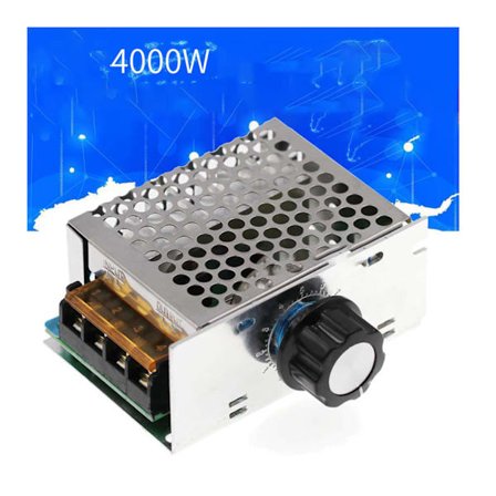 4000W Högeffekts SCR Elektronisk Spänningsregulator 220V AC Motor Hastighetsregulator Dimmer Termostat