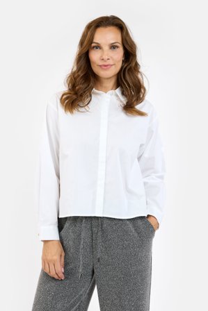 B. COPENHAGEN - Kort Skjorte - Hvid