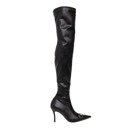 Diesel, Heeled Boots Zwart, Dames, Maat:36 EU