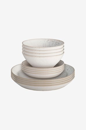 Denby - Service Kiln 12 dele - Beige - Servicesæt - Fra Homeroom