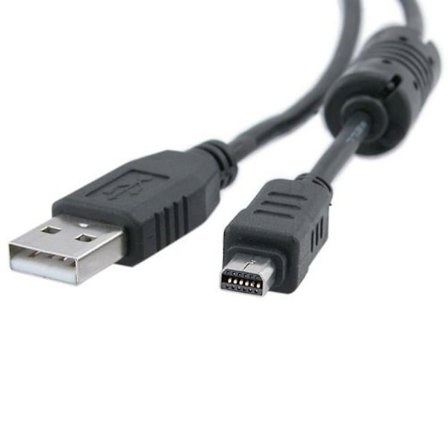 USB-datakabel for lading og strømforsyning av Olympus MJU 700