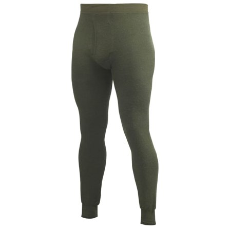 Woolpower Long Johns with Fly 200 Men base layer trousers Green XXL