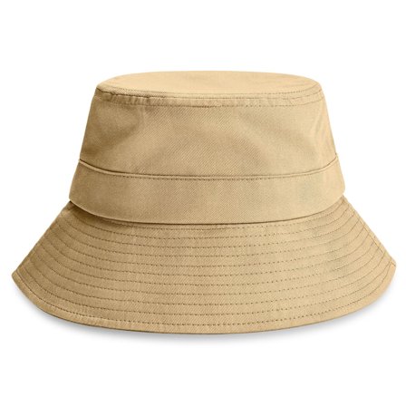 Lacuna | Zandkleurige Katoenen Bucket Hat voor mannen - Bucket hats